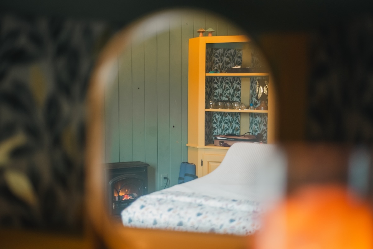 workspace of massage therapist