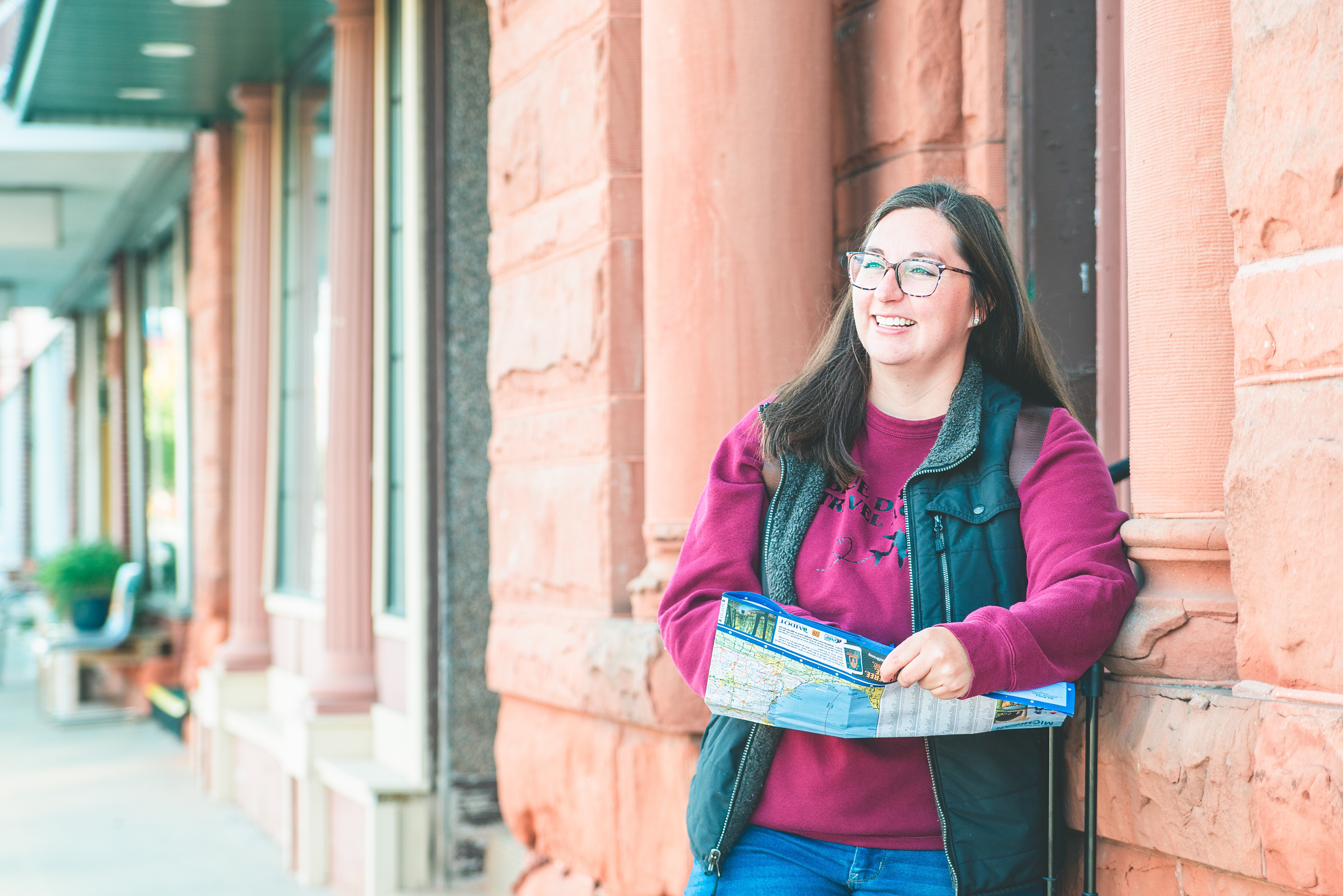 Chasing Dreams and Flights with Blue Diamond Travel Agency | Upper Peninsula Personal Branding Session